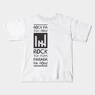 Onomatopoeia Rock Kids T-Shirt